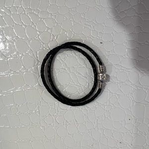 Pandora leather wrap bracelet